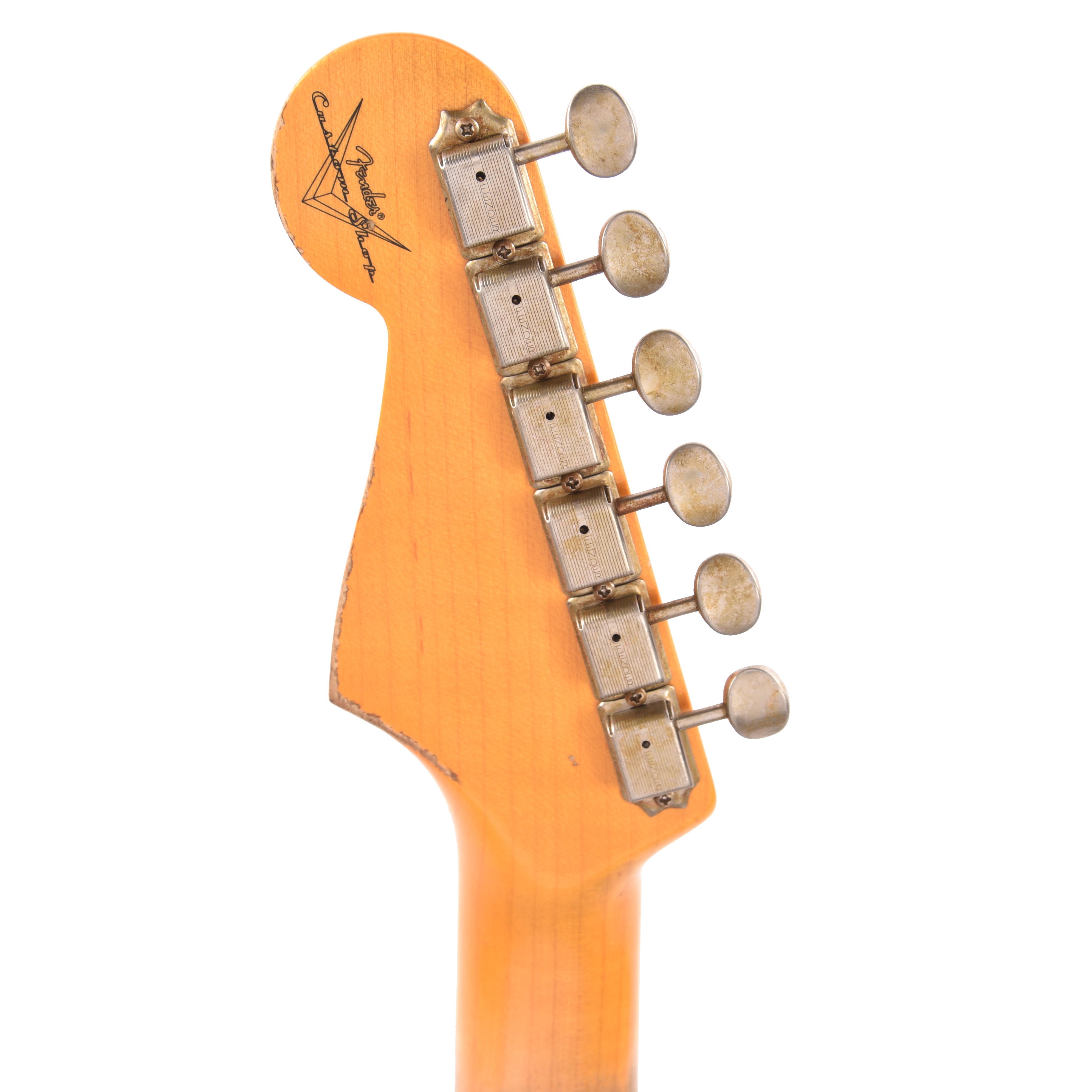 Fender Custom Shop 1961 Stratocaster Heavy Relic Aged Ocean Turquoise Over 3-Color Sunburst Electric Guitars / Solid Body