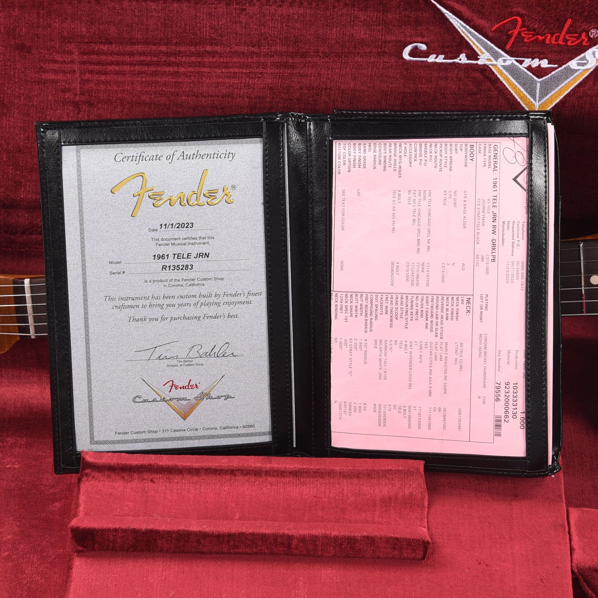 Fender Custom Shop 1961 Telecaster 