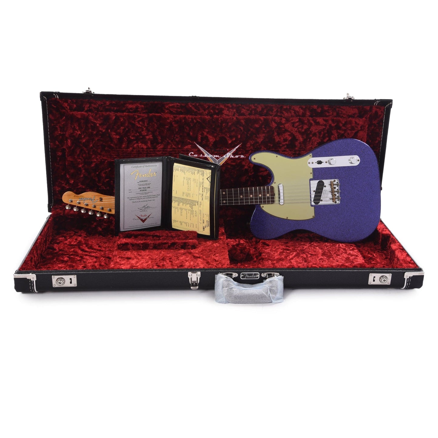 Fender Custom Shop 1961 Telecaster "Chicago Special" Journeyman Purple Sparkle Flake Electric Guitars / Solid Body