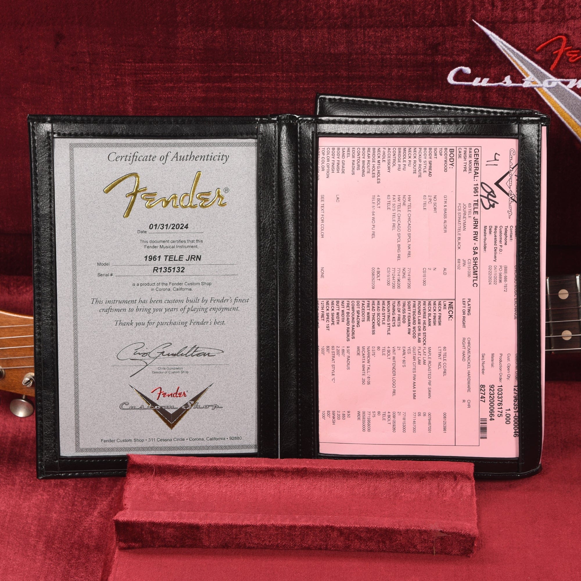 Fender Custom Shop 1961 Telecaster 