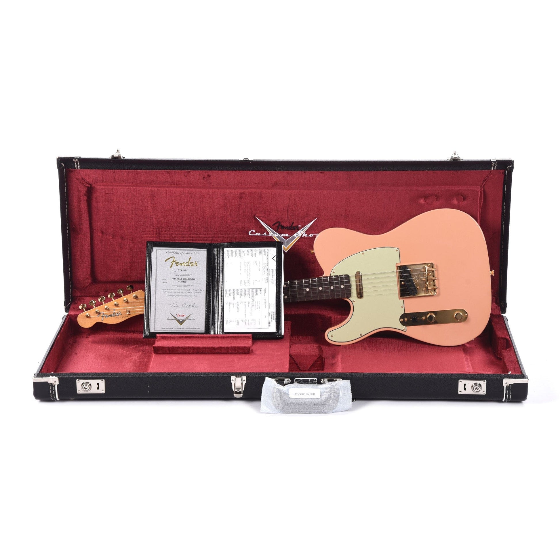 Fender Custom Shop 1961 Telecaster "Chicago Special" LEFTY Deluxe Closet Classic Super Aged Shell Pink w/Gold Hardware Electric Guitars / Solid Body