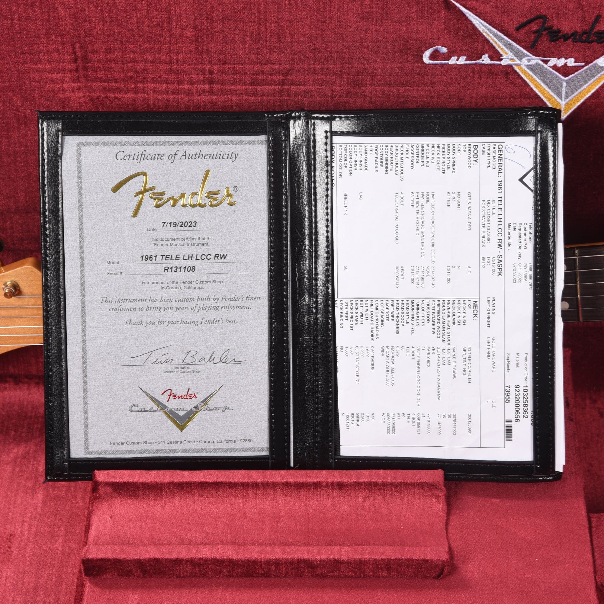 Fender Custom Shop 1961 Telecaster 