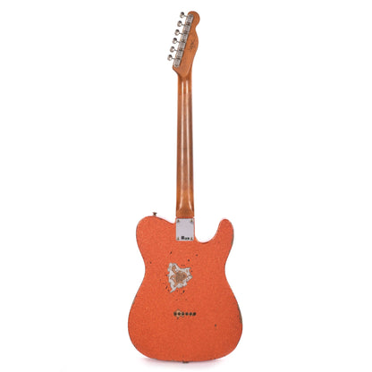 Fender Custom Shop 1961 Telecaster "Chicago Special" LEFTY Heavy Relic Faded Candy Tangerine Sparkle w/Roasted Neck Electric Guitars / Solid Body