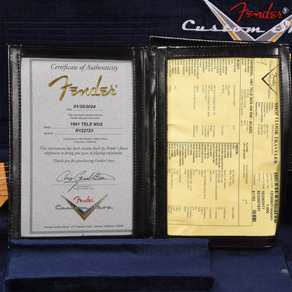 Fender Custom Shop 1961 Telecaster "Chicago Special" NOS Aged Cadillac Green w/Gold Hardware Electric Guitars / Solid Body