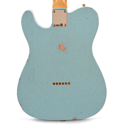 Fender Custom Shop 1961 Telecaster "Chicago Special" Relic Aged Daphne Blue Sparkle w/Gold Hardware Electric Guitars / Solid Body