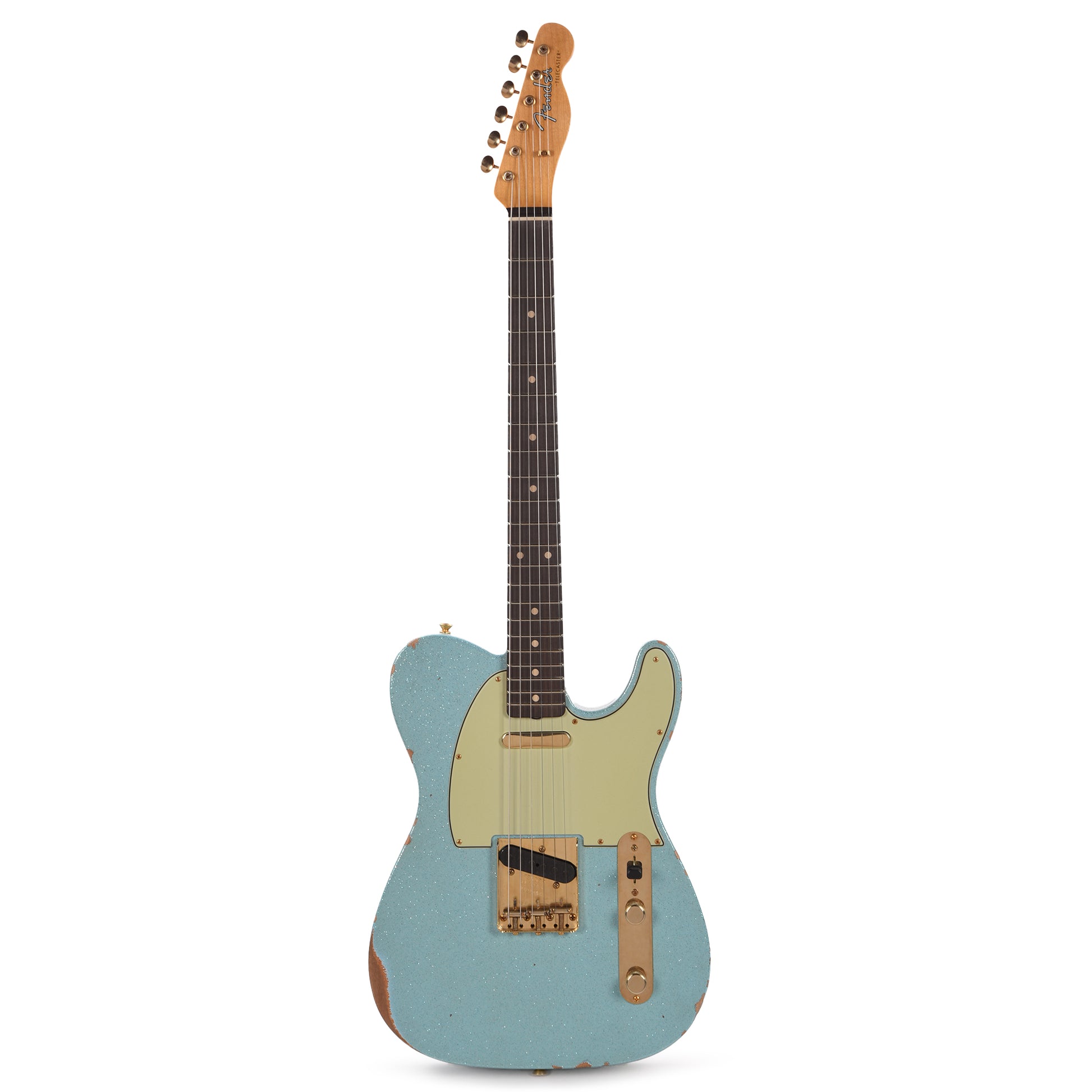 Fender Custom Shop 1961 Telecaster "Chicago Special" Relic Aged Daphne Blue Sparkle w/Gold Hardware Electric Guitars / Solid Body