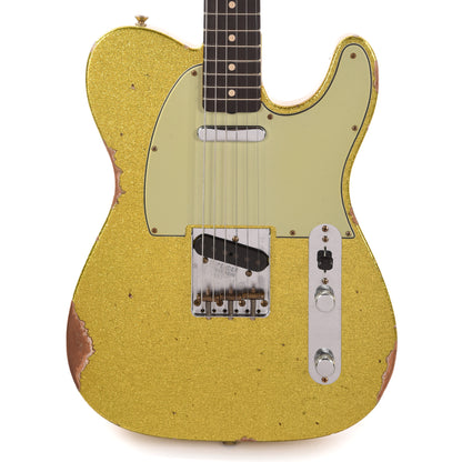 Fender Custom Shop 1961 Telecaster "Chicago Special" Relic Faded Chartreuse Sparkle Electric Guitars / Solid Body