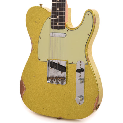 Fender Custom Shop 1961 Telecaster "Chicago Special" Relic Faded Chartreuse Sparkle Electric Guitars / Solid Body