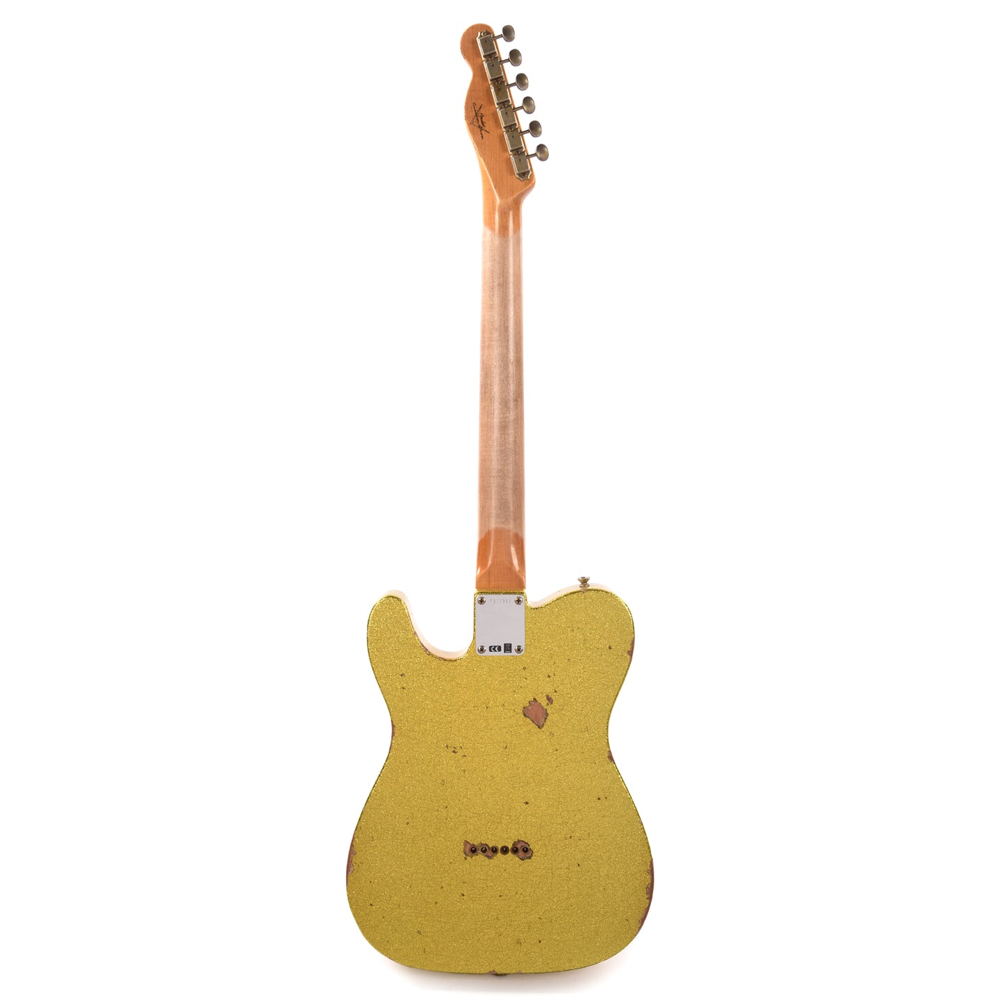 Fender Custom Shop 1961 Telecaster "Chicago Special" Relic Faded Chartreuse Sparkle Electric Guitars / Solid Body