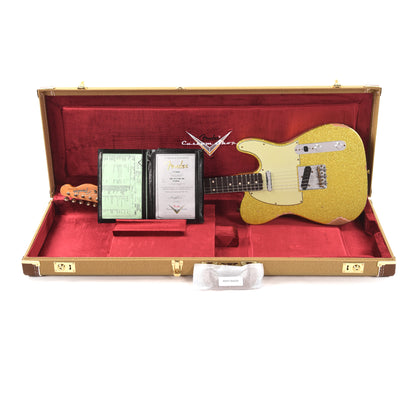 Fender Custom Shop 1961 Telecaster "Chicago Special" Relic Faded Chartreuse Sparkle Electric Guitars / Solid Body