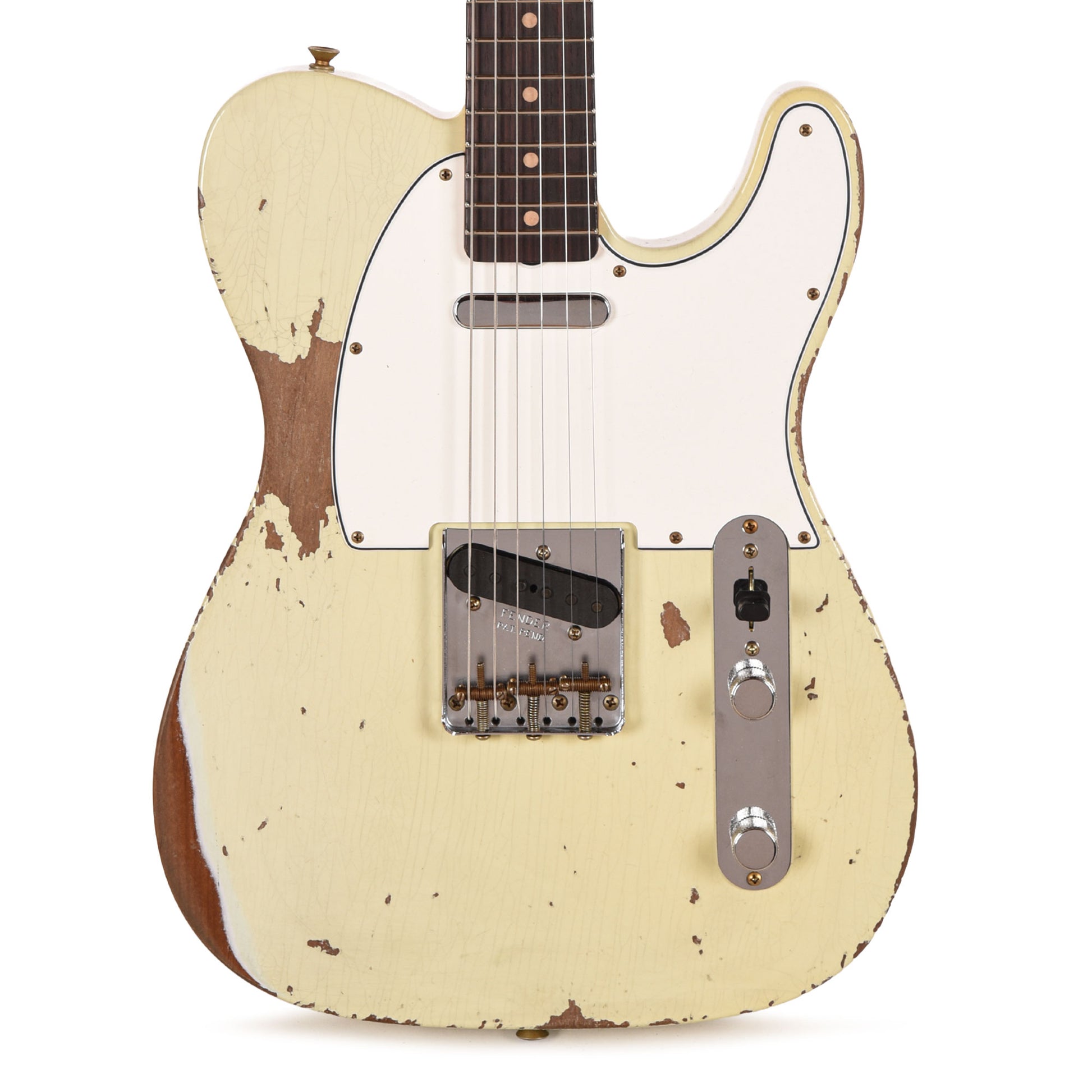 Fender Custom Shop 1961 Telecaster Heavy Relic Faded Aged Tomatillo Green Electric Guitars / Solid Body
