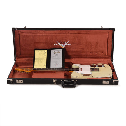 Fender Custom Shop 1961 Telecaster Heavy Relic Faded Aged Tomatillo Green Electric Guitars / Solid Body