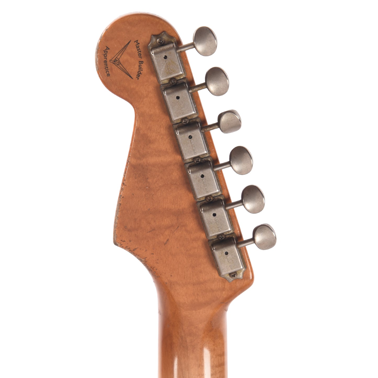 Fender Custom Shop 1962 AA Flame Neck Stratocaster Relic Aged Lake Placid Blue over Burnt Copper Masterbuilder Apprentice Built By Dan Gonzalez Electric Guitars / Solid Body