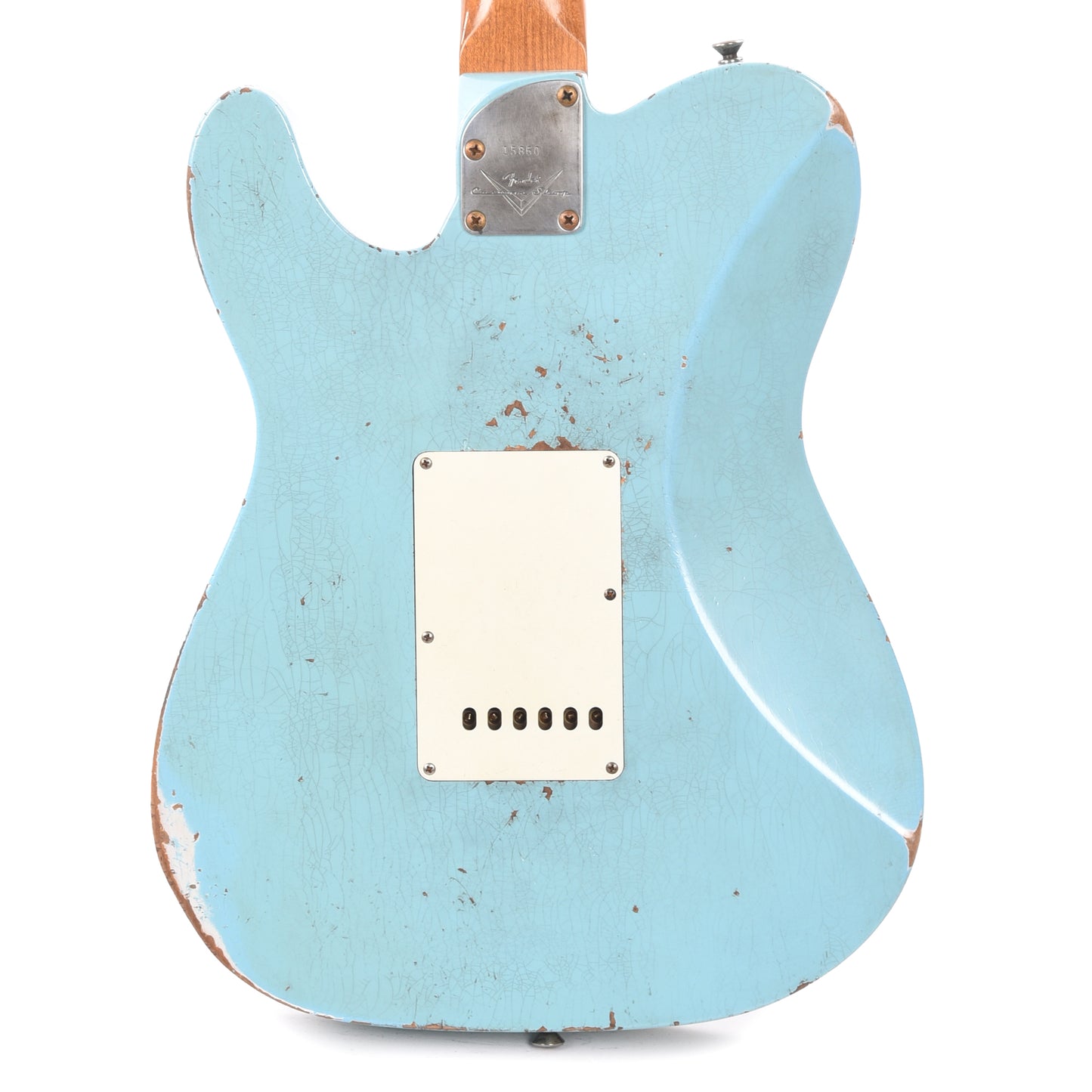 Fender Custom Shop 1962 Custom Telecaster Relic Aged Daphne Blue Apprentice Built by Ron Jessurun Electric Guitars / Solid Body