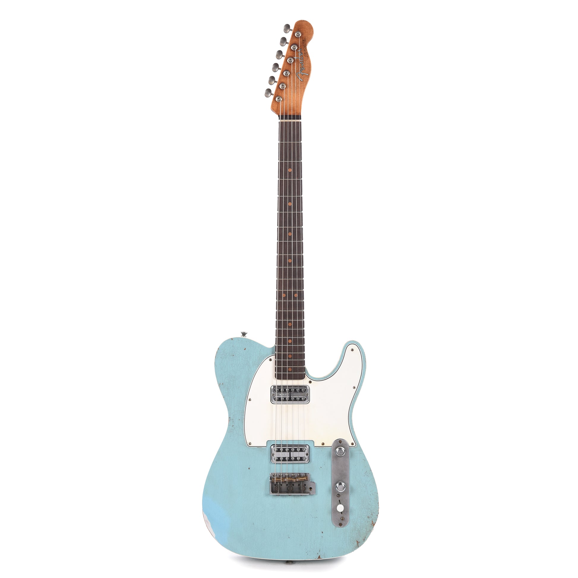 Fender Custom Shop 1962 Custom Telecaster Relic Aged Daphne Blue Apprentice Built by Ron Jessurun Electric Guitars / Solid Body