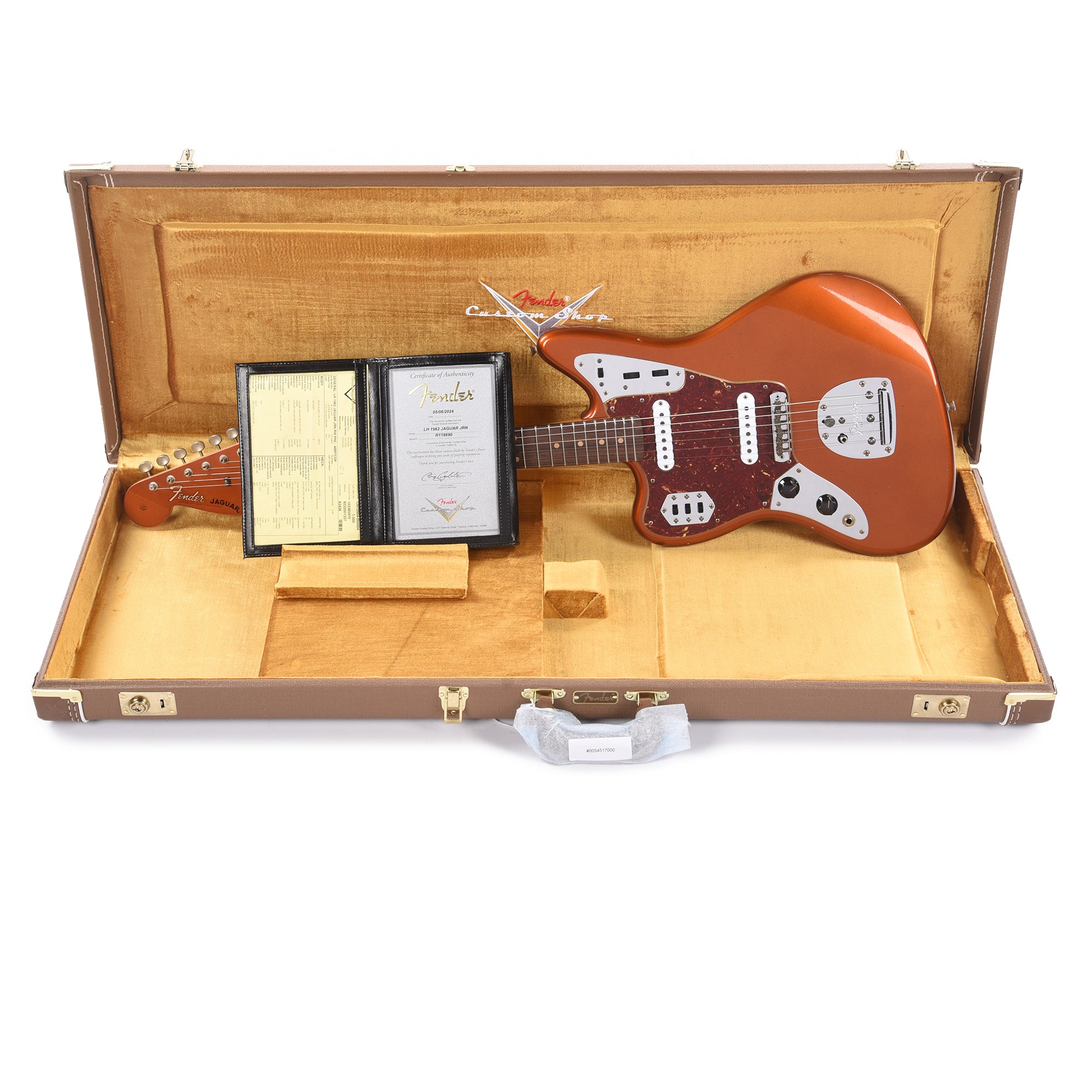 Fender Custom Shop 1962 Jaguar Journeyman Relic Aged Burnt Copper LEFTY Electric Guitars / Solid Body