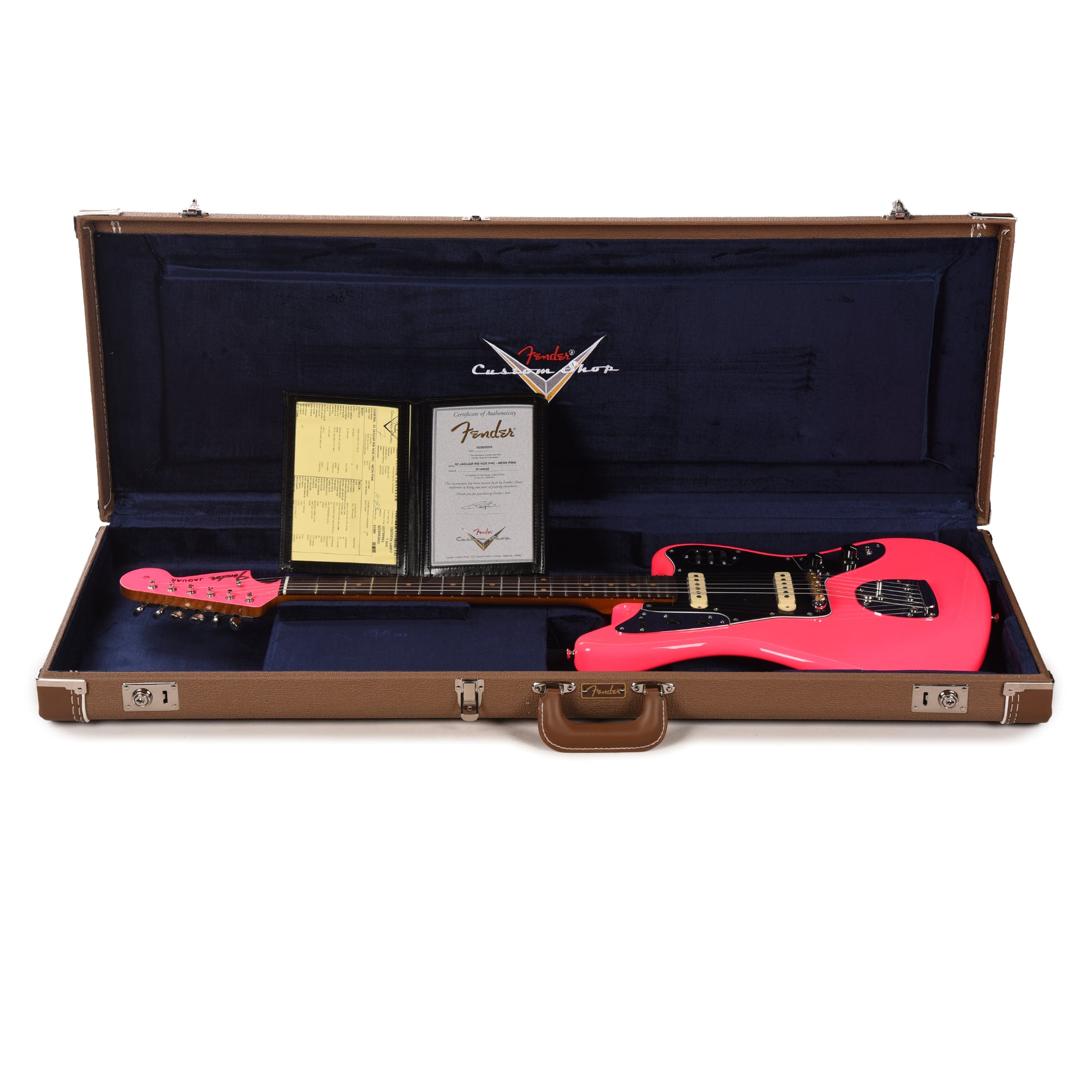 Fender Custom Shop 1962 Jaguar NOS Neon Pink Electric Guitars / Solid Body