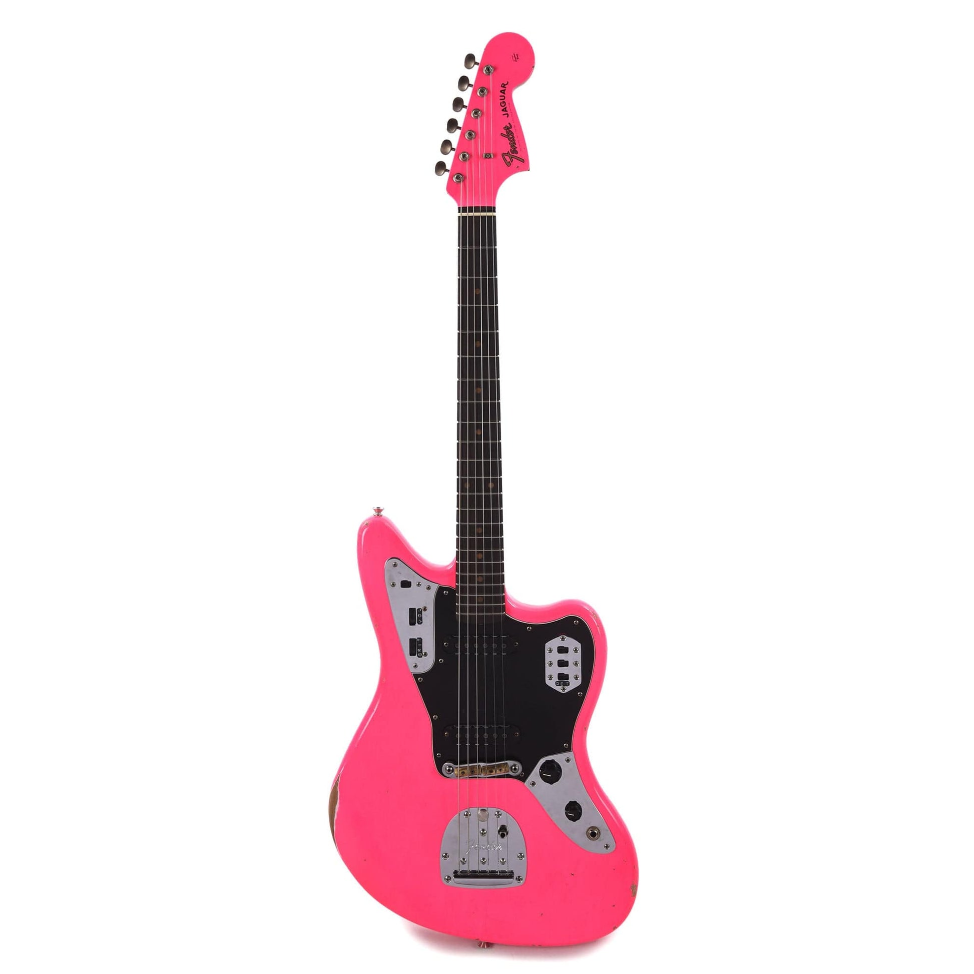 Fender Custom Shop 1962 Jaguar Relic Neon Pink Masterbuilt by Levi Perry Electric Guitars / Solid Body