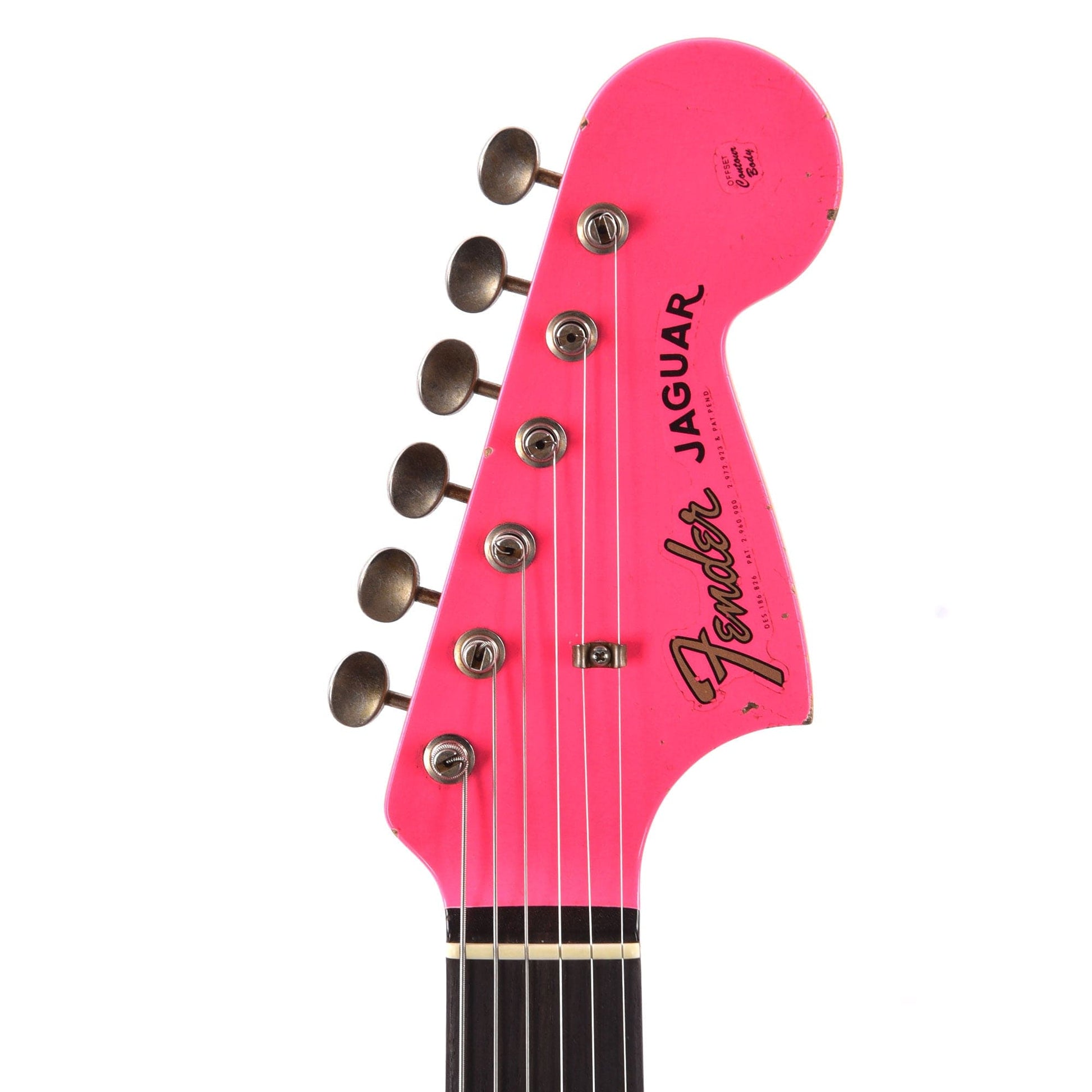 Fender Custom Shop 1962 Jaguar Relic Neon Pink Masterbuilt by Levi Perry Electric Guitars / Solid Body