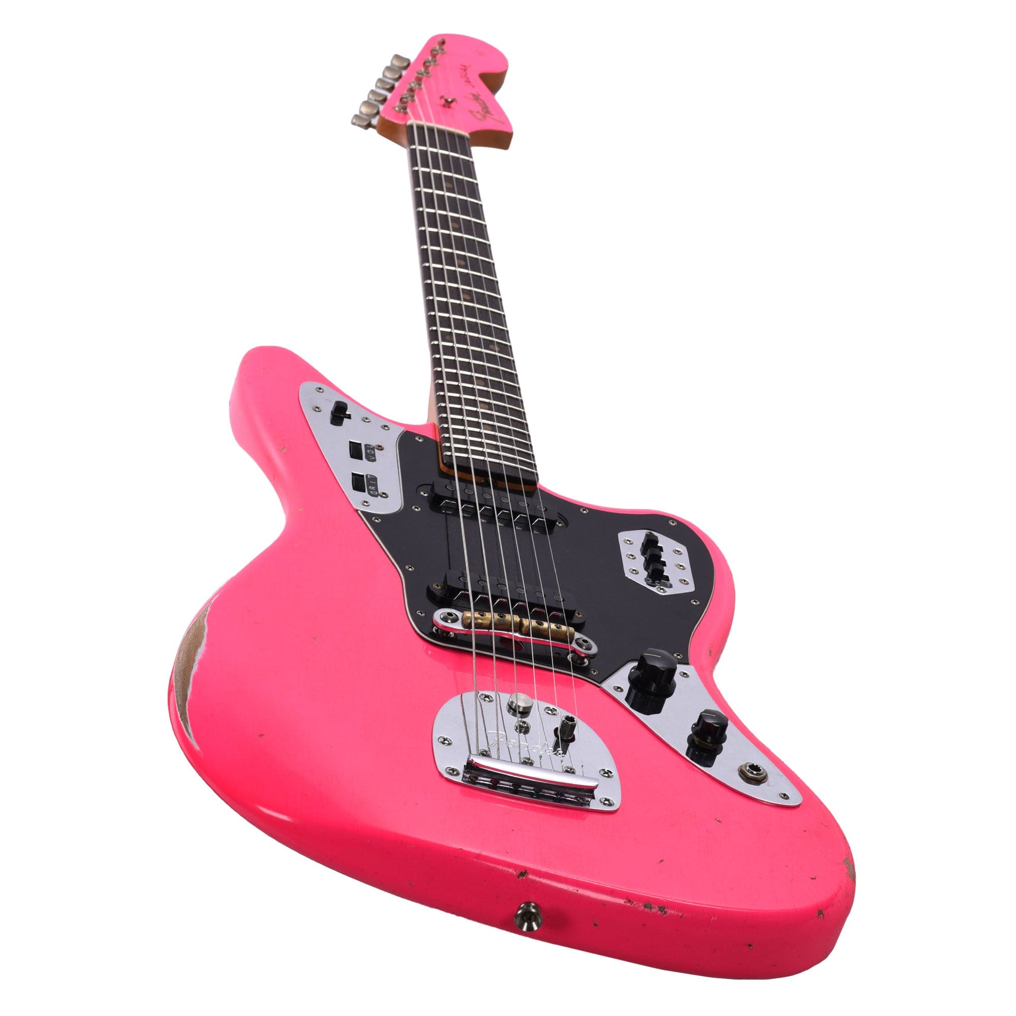 Fender Custom Shop 1962 Jaguar Relic Neon Pink Master Built by Levi Pe ...