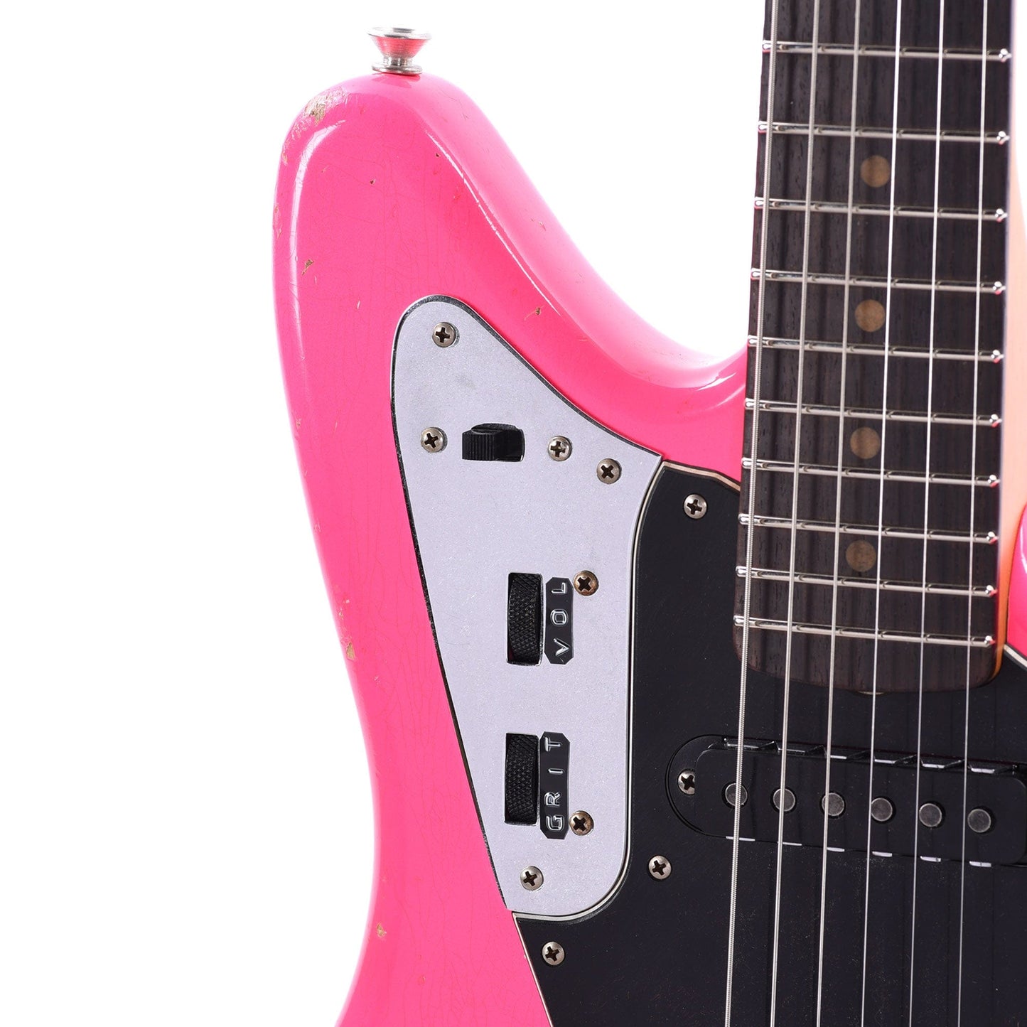 Fender Custom Shop 1962 Jaguar Relic Neon Pink Masterbuilt by Levi Perry Electric Guitars / Solid Body