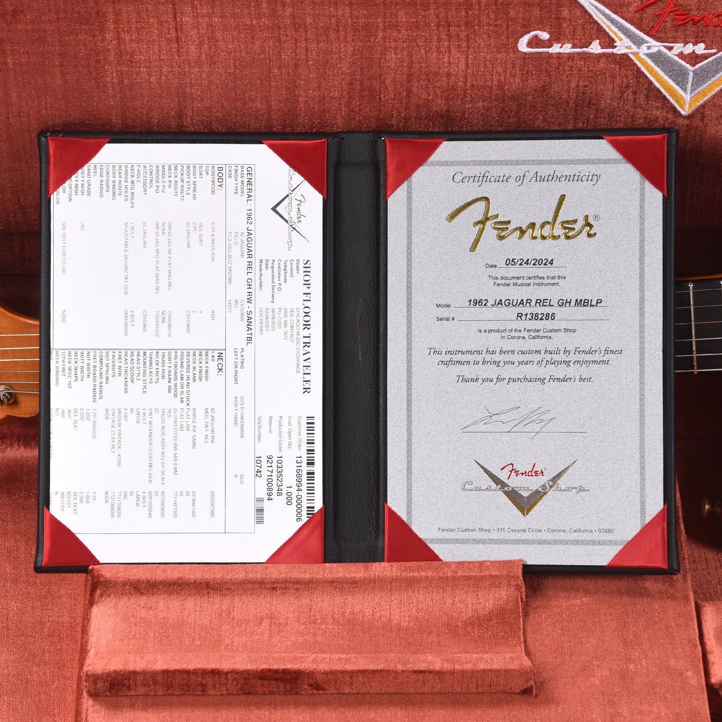 Fender Custom Shop 1962 Jaguar Relic Super Aged Natural Blonde Master Built by Levi Perry Electric Guitars / Solid Body
