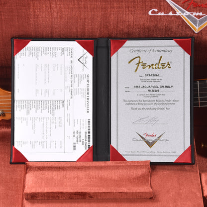 Fender Custom Shop 1962 Jaguar Relic Super Aged Natural Blonde Master Built by Levi Perry Electric Guitars / Solid Body