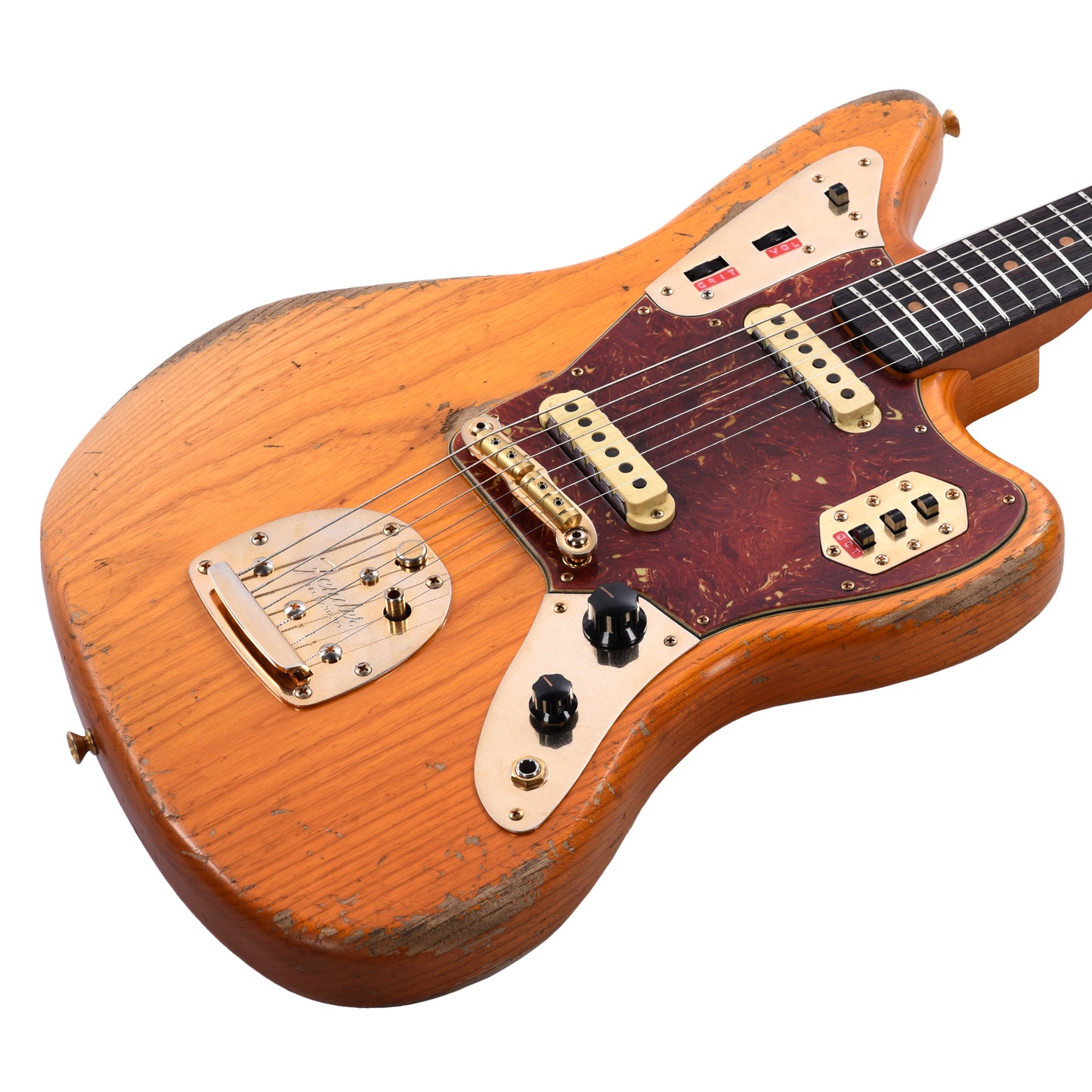 Fender Custom Shop 1962 Jaguar Relic Super Aged Natural Blonde Master Built by Levi Perry Electric Guitars / Solid Body