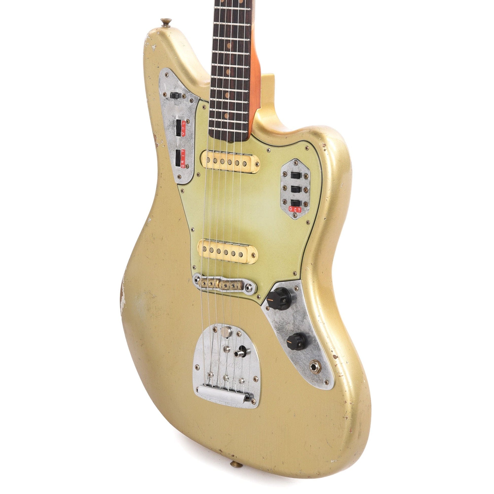 Fender Custom Shop 1962 Jaguar Time Capsule Super Aged Inca Silver Masterbuilt by Levi Perry Electric Guitars / Solid Body