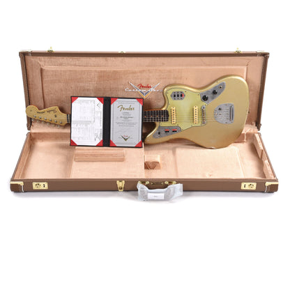 Fender Custom Shop 1962 Jaguar Time Capsule Super Aged Inca Silver Masterbuilt by Levi Perry Electric Guitars / Solid Body