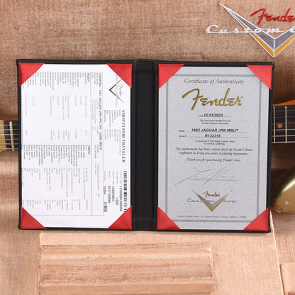 Fender Custom Shop 1962 Jaguar Time Capsule Super Aged Inca Silver Masterbuilt by Levi Perry Electric Guitars / Solid Body