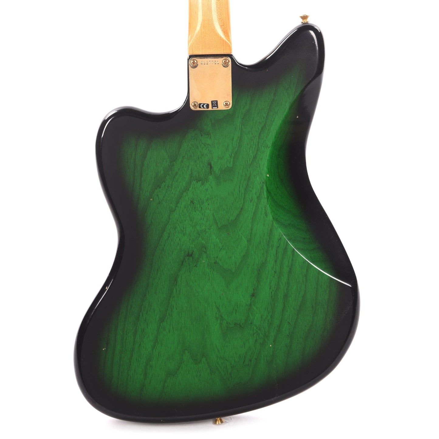 Fender Custom Shop 1962 Jazzmaster Ash "Chicago Special" Journeyman Relic Faded/Aged Trans Green w/Trans Black Burst Electric Guitars / Solid Body