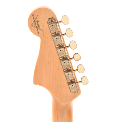 Fender Custom Shop 1962 Jazzmaster Ash "Chicago Special" Journeyman Relic Faded/Aged Trans Green w/Trans Black Burst Electric Guitars / Solid Body