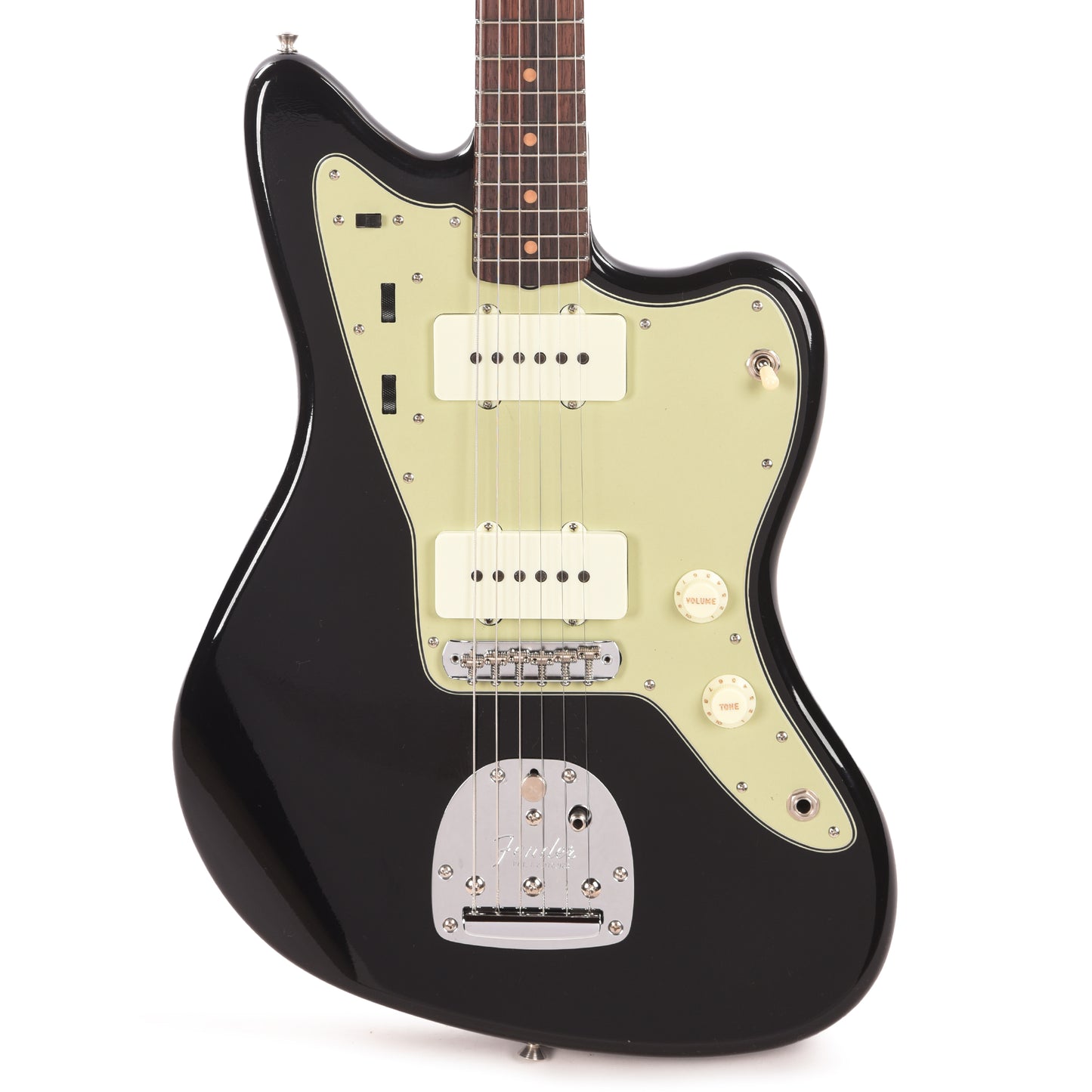 Fender Custom Shop 1962 Jazzmaster "Chicago Special" Deluxe Closet Classic Aged Black w/Painted Headcap Electric Guitars / Solid Body