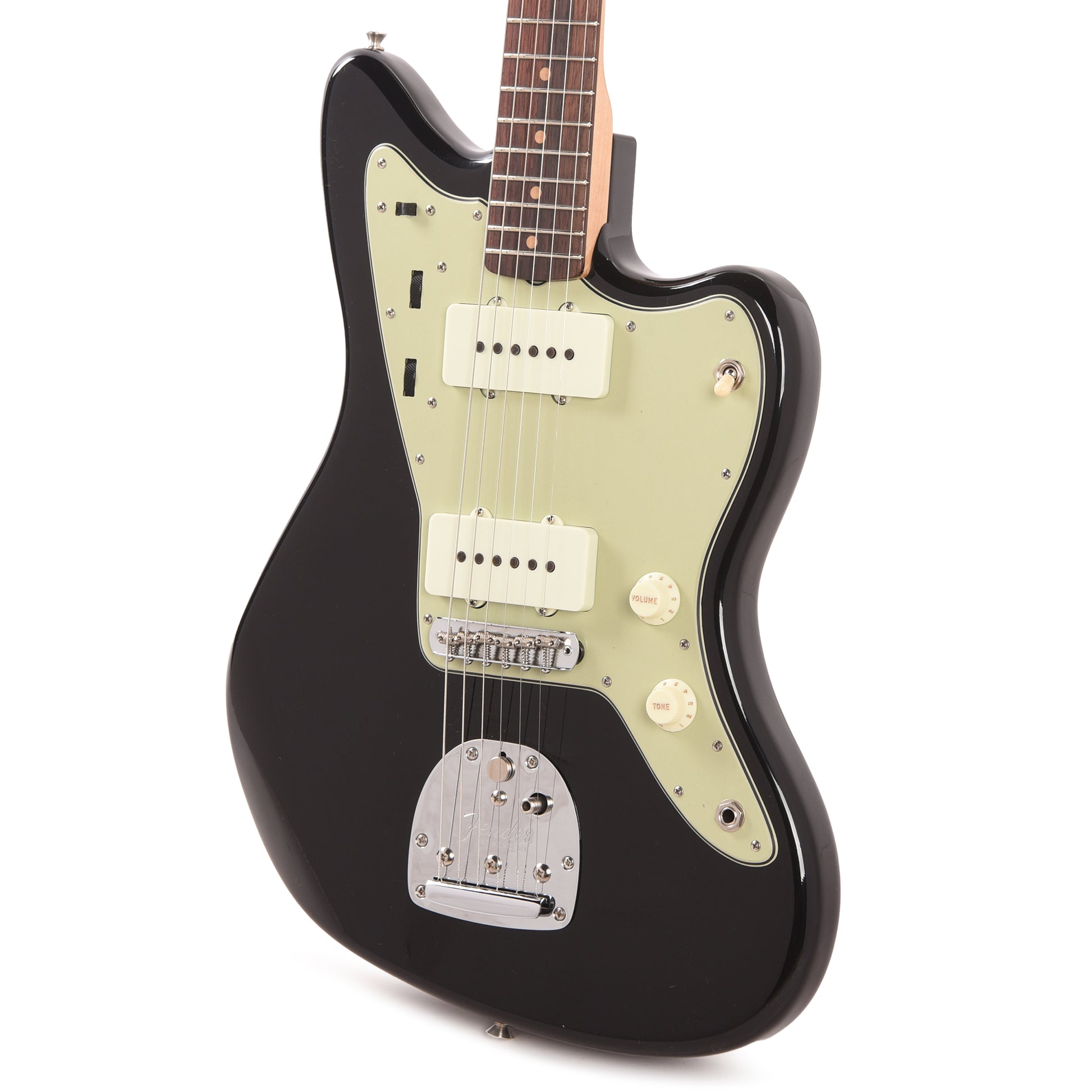 Fender Custom Shop 1962 Jazzmaster "Chicago Special" Deluxe Closet Classic Aged Black w/Painted Headcap Electric Guitars / Solid Body