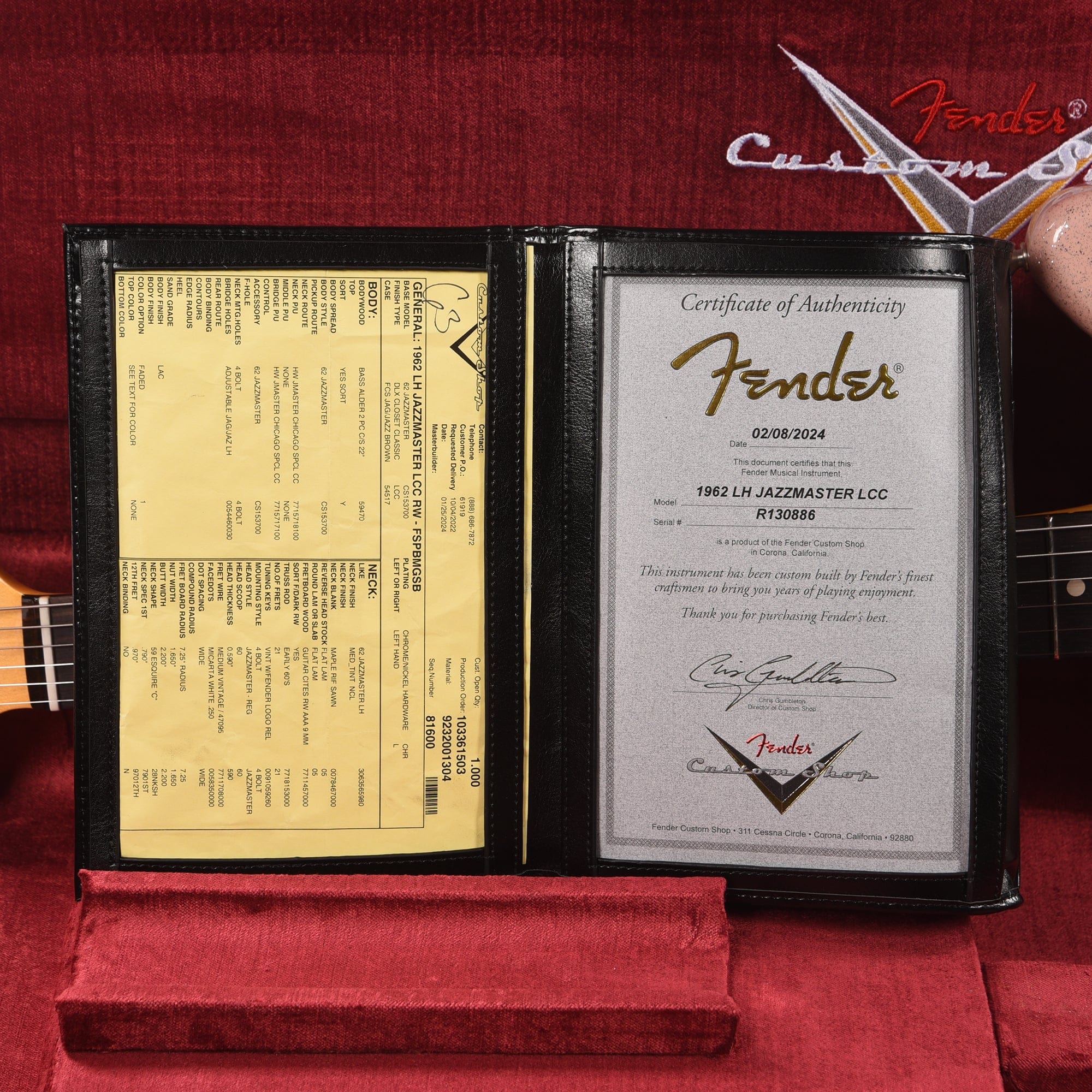 Fender Custom Shop 1962 Jazzmaster 