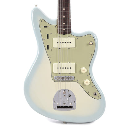 Fender Custom Shop 1962 Jazzmaster "Chicago Special" Deluxe Closet Classic Super Aged Olympic White w/Sonic Blue Burst Electric Guitars / Solid Body