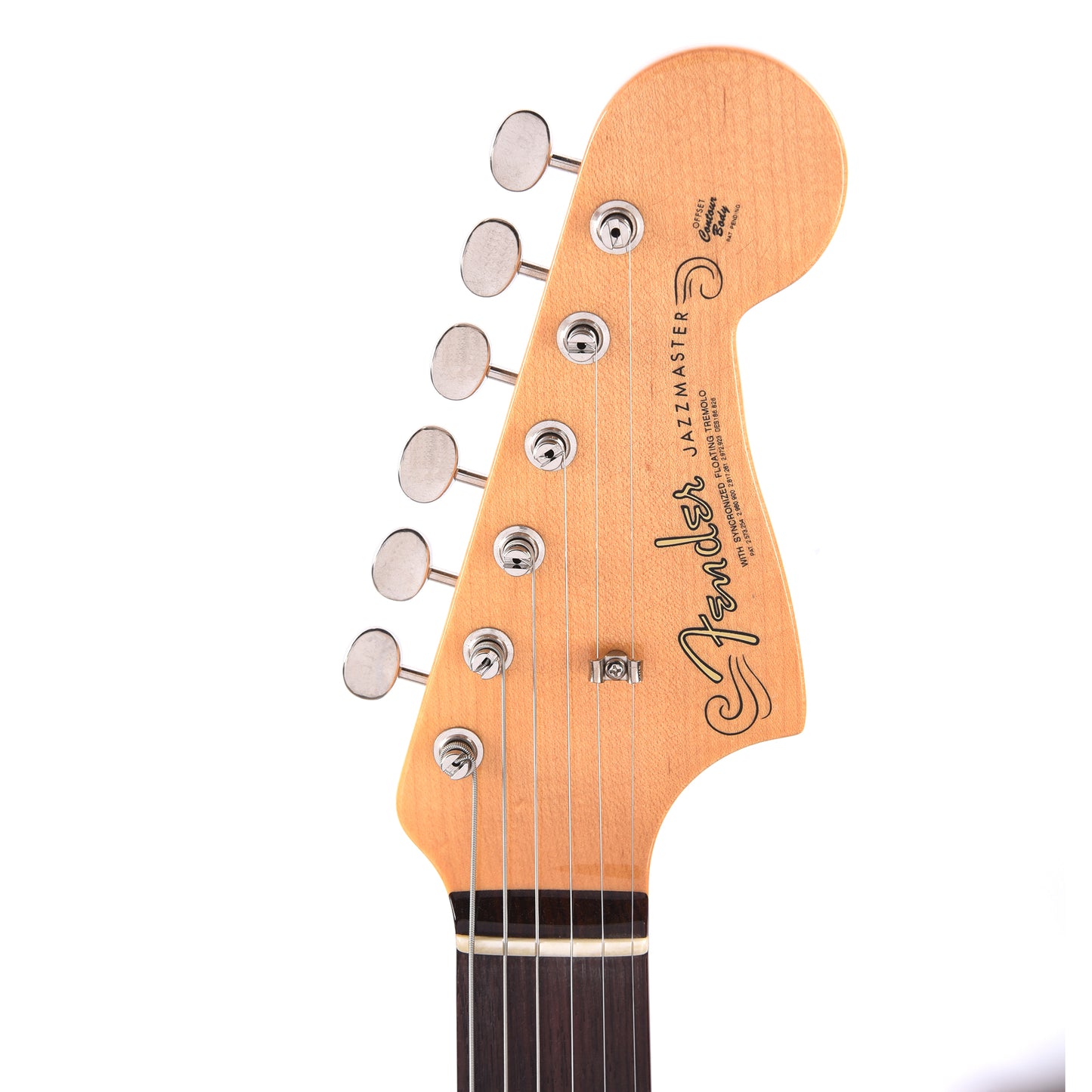 Fender Custom Shop 1962 Jazzmaster "Chicago Special" Deluxe Closet Classic Super Aged Olympic White w/Sonic Blue Burst Electric Guitars / Solid Body