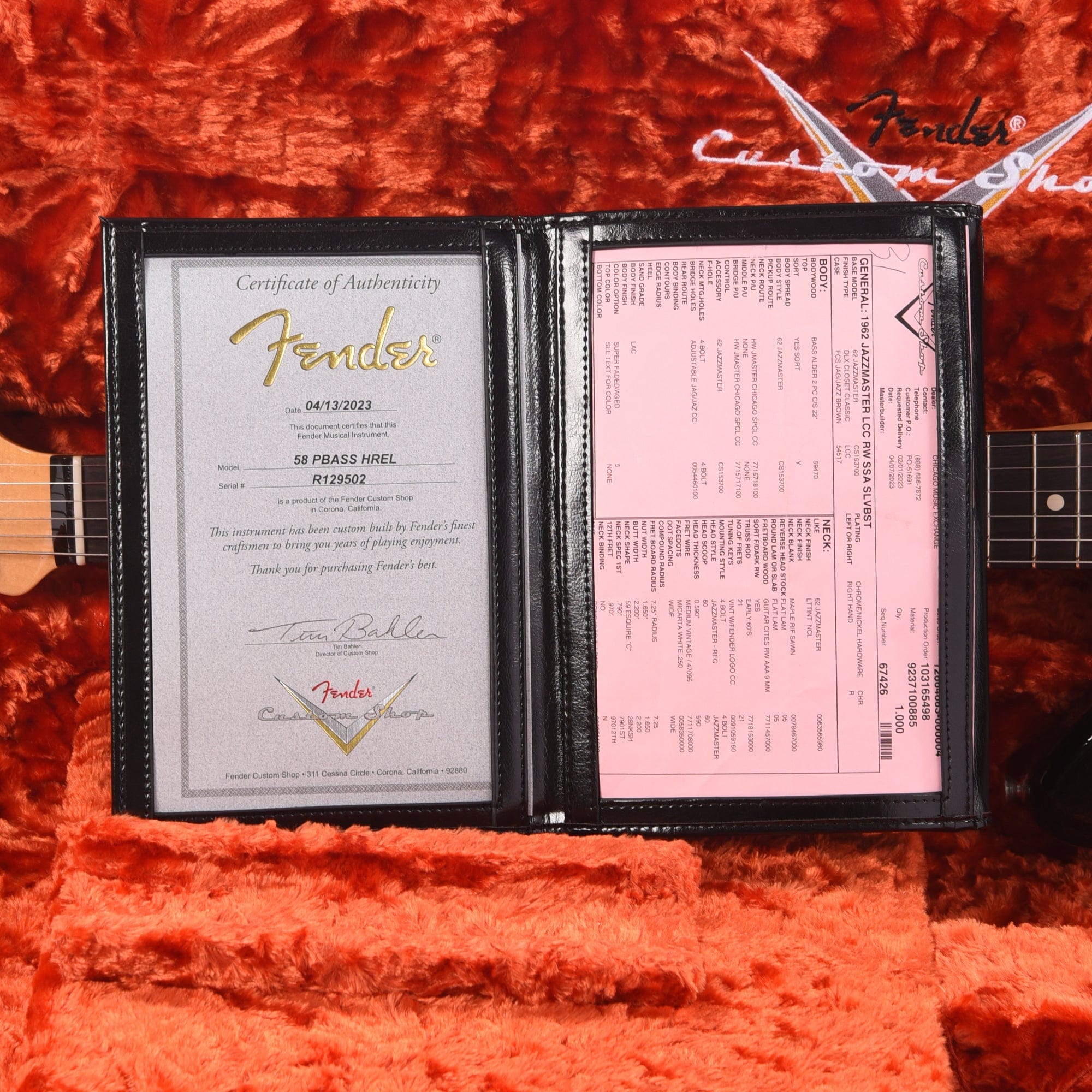 Fender Custom Shop 1962 Jazzmaster 