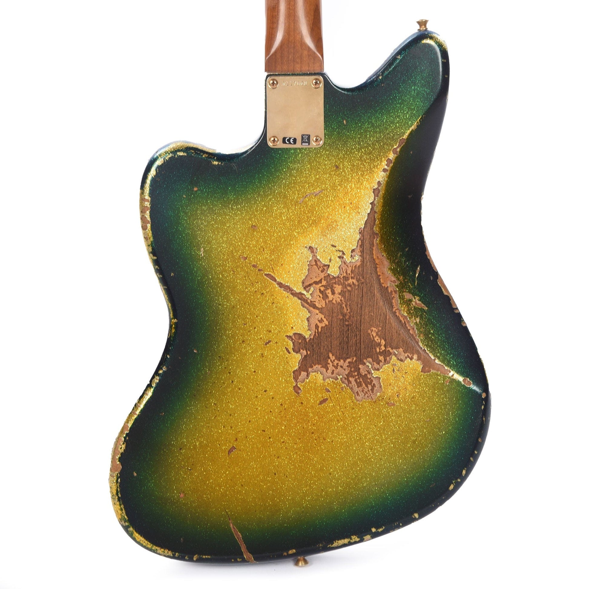 Fender Custom Shop 1962 Jazzmaster "Chicago Special" Heavy Relic Aged Surf Burst Sparkle w/Roasted Neck & Gold Hardware Electric Guitars / Solid Body