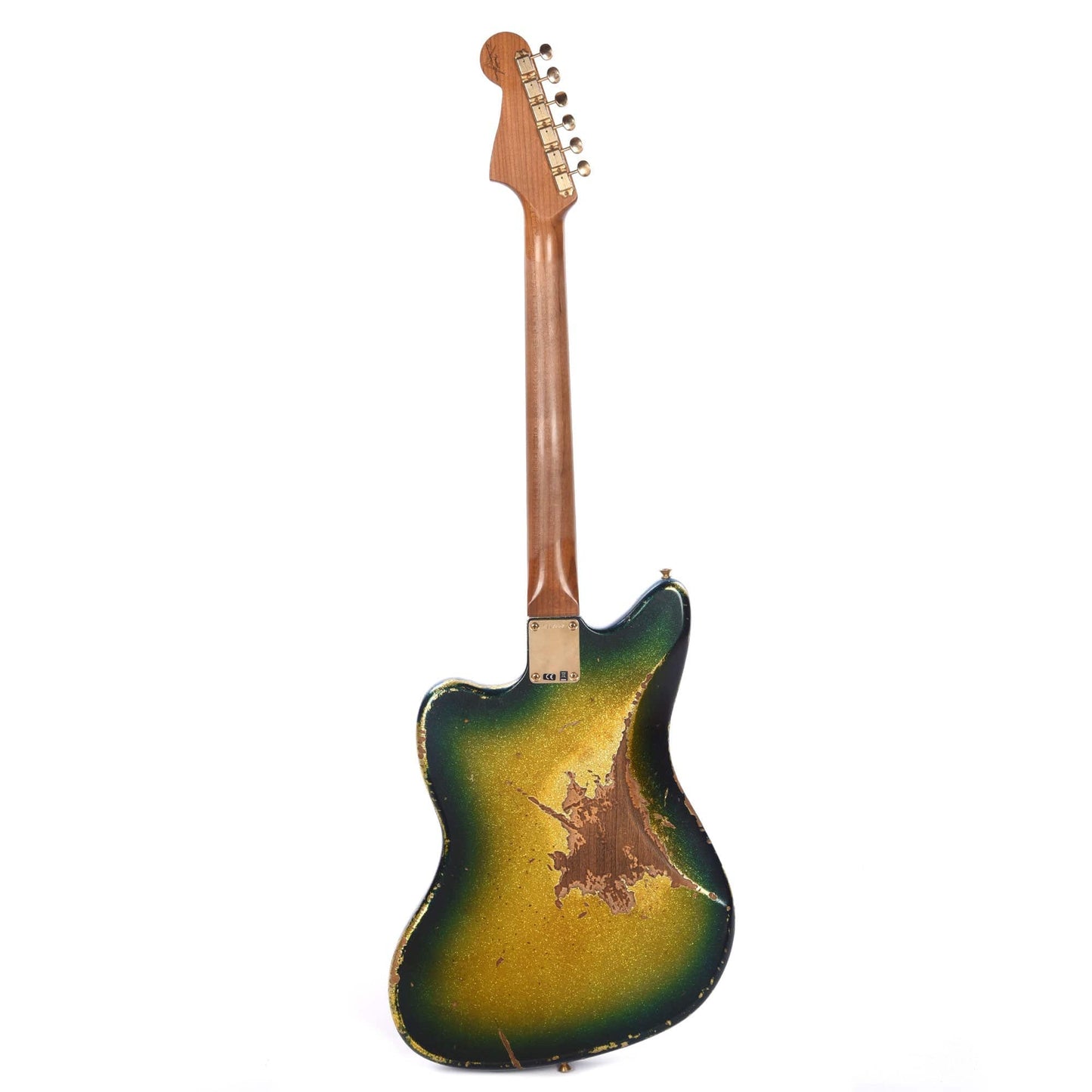 Fender Custom Shop 1962 Jazzmaster "Chicago Special" Heavy Relic Aged Surf Burst Sparkle w/Roasted Neck & Gold Hardware Electric Guitars / Solid Body