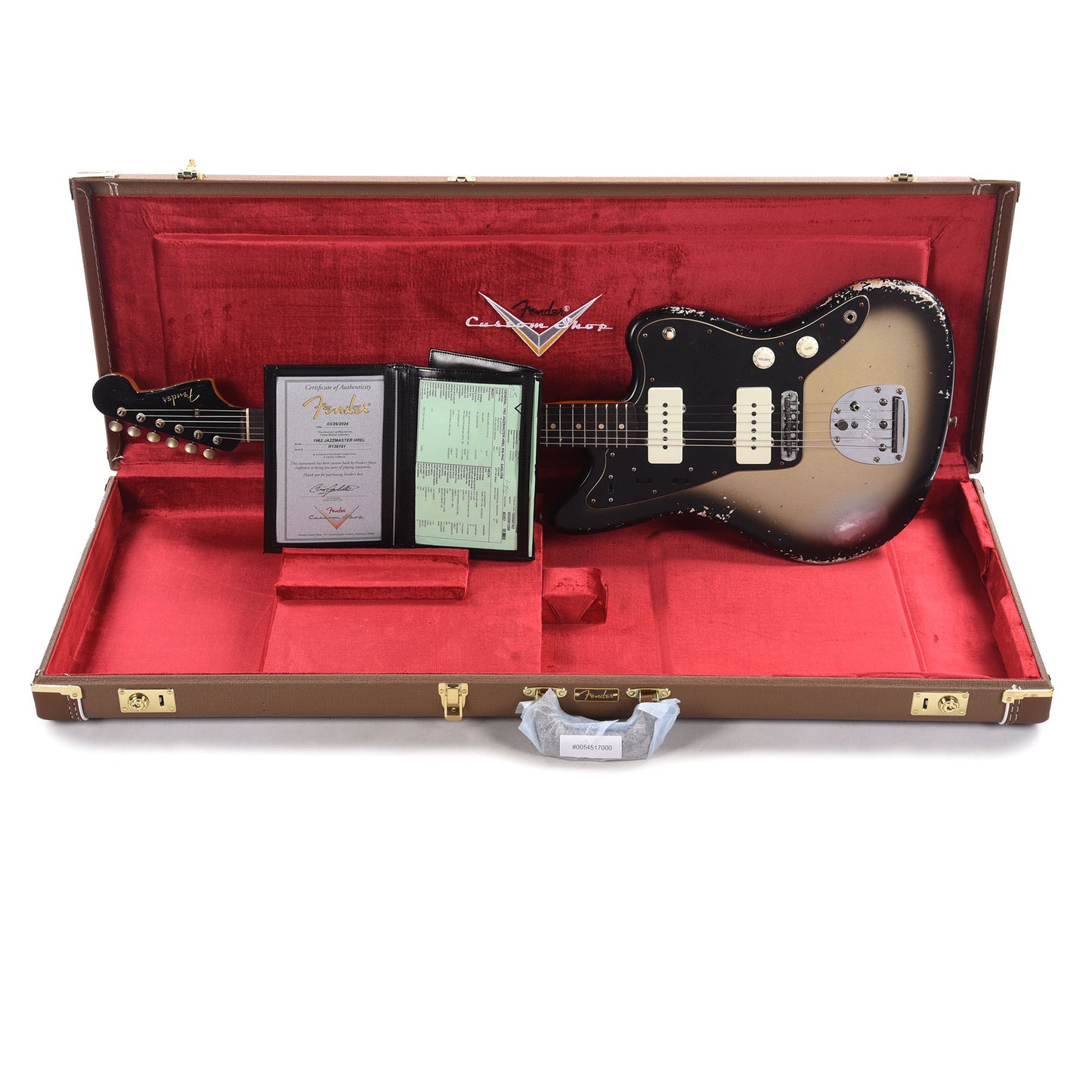 Fender Custom Shop 1962 Jazzmaster "Chicago Special" Heavy Relic Super Aged Silverburst Electric Guitars / Solid Body