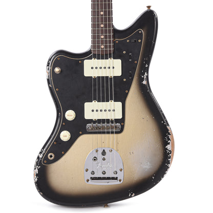 Fender Custom Shop 1962 Jazzmaster "Chicago Special" Heavy Relic Super Aged Silverburst LEFTY Electric Guitars / Solid Body