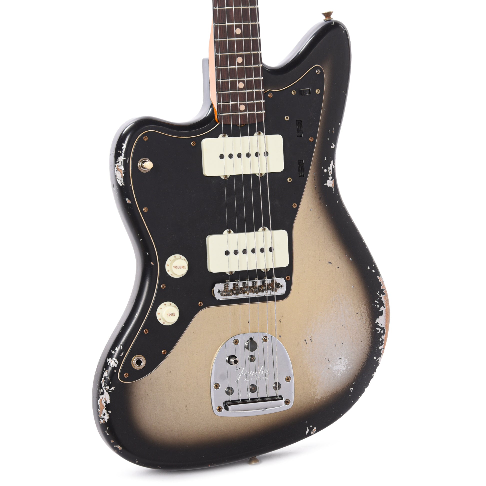 Fender Custom Shop 1962 Jazzmaster "Chicago Special" Heavy Relic Super Aged Silverburst LEFTY Electric Guitars / Solid Body