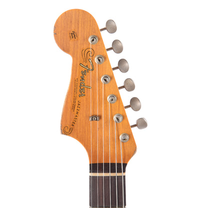 Fender Custom Shop 1962 Jazzmaster "Chicago Special" Heavy Relic Super Aged Silverburst LEFTY Electric Guitars / Solid Body
