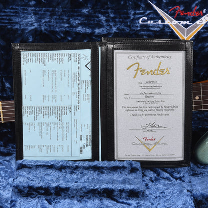 Fender Custom Shop 1962 Jazzmaster "Chicago Special" Journeyman Aged Daphne Blue Sparkle w/Roasted Maple Neck Electric Guitars / Solid Body