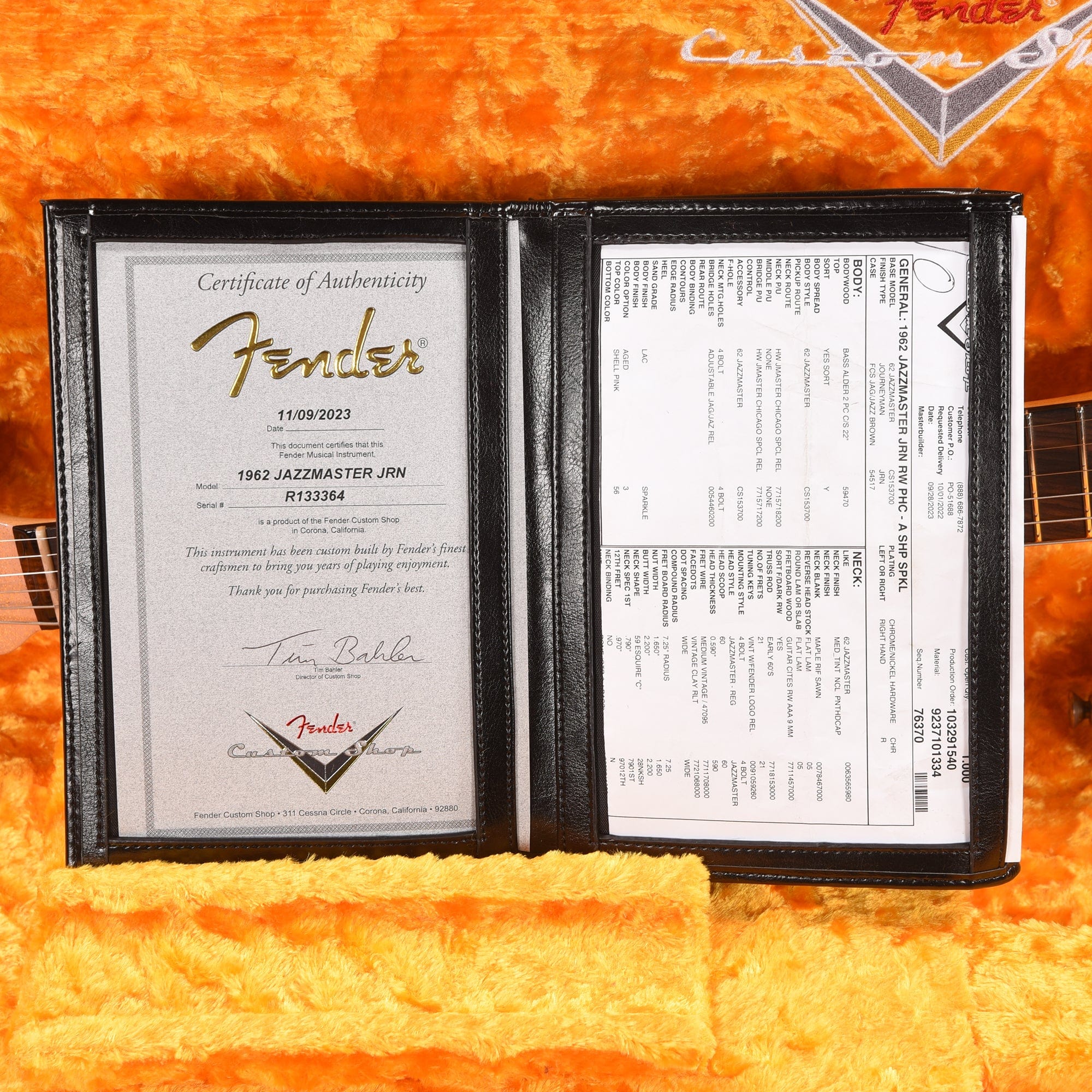 Fender Custom Shop 1962 Jazzmaster 
