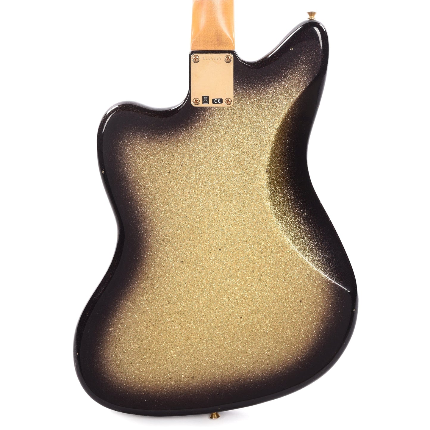 Fender Custom Shop 1962 Jazzmaster "Chicago Special" Journeyman Relic Aged Gold Sparkle w/Black Sparkle Burst & Gold Hardware Electric Guitars / Solid Body