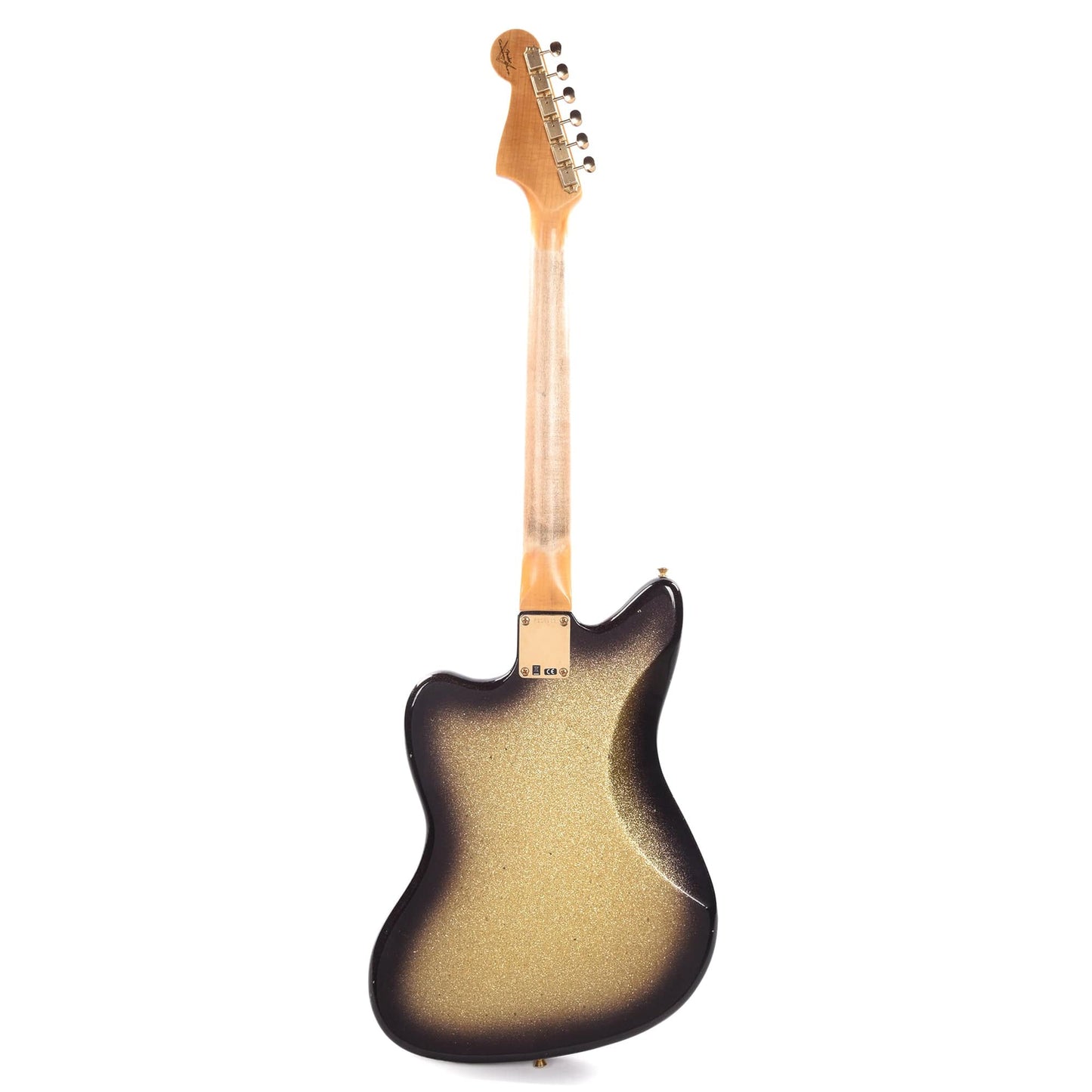 Fender Custom Shop 1962 Jazzmaster "Chicago Special" Journeyman Relic Aged Gold Sparkle w/Black Sparkle Burst & Gold Hardware Electric Guitars / Solid Body