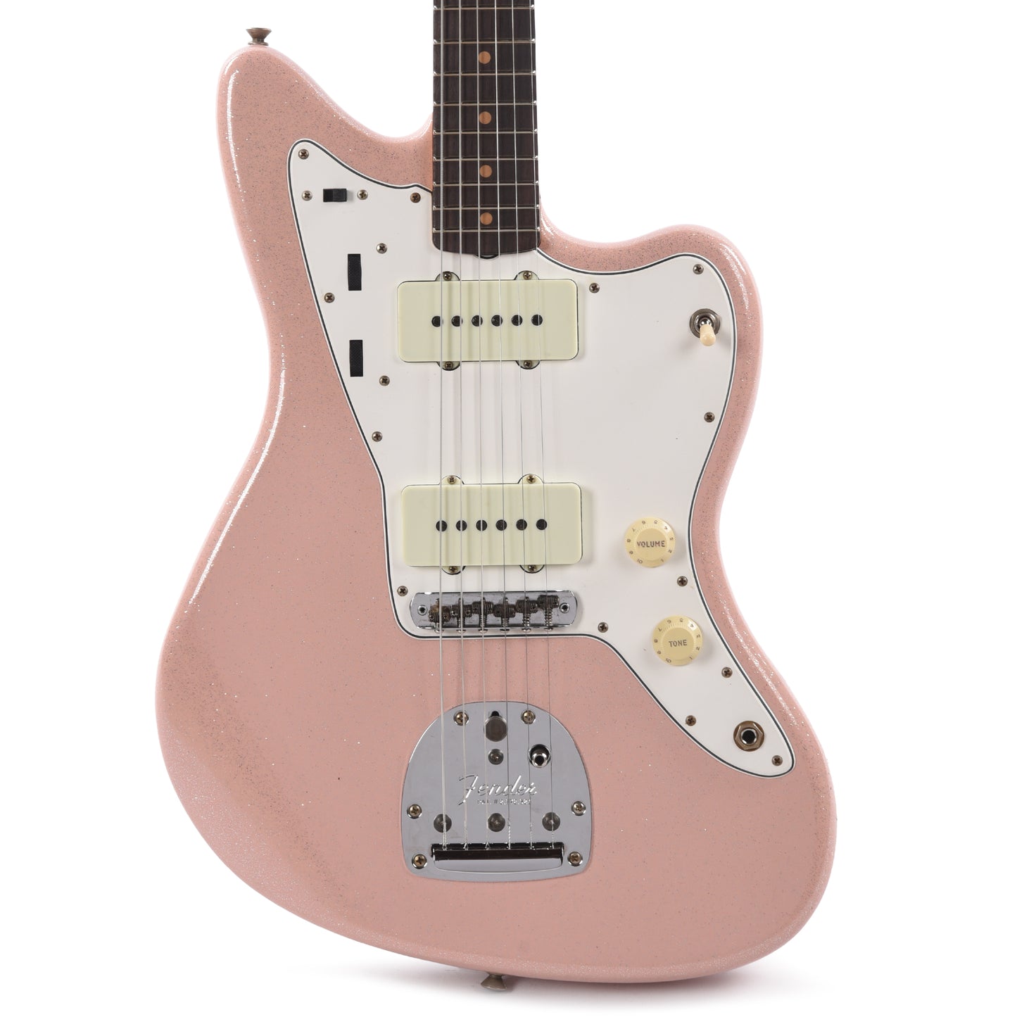 Fender Custom Shop 1962 Jazzmaster "Chicago Special" Journeyman Relic Aged Shell Pink Sparkle w/Painted Headcap Electric Guitars / Solid Body
